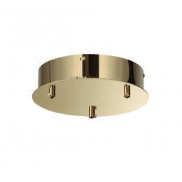 Odeon light 5071/3R HALL ODL24 493 золото/металл База для 3-х колец VERSION  - 1 купить